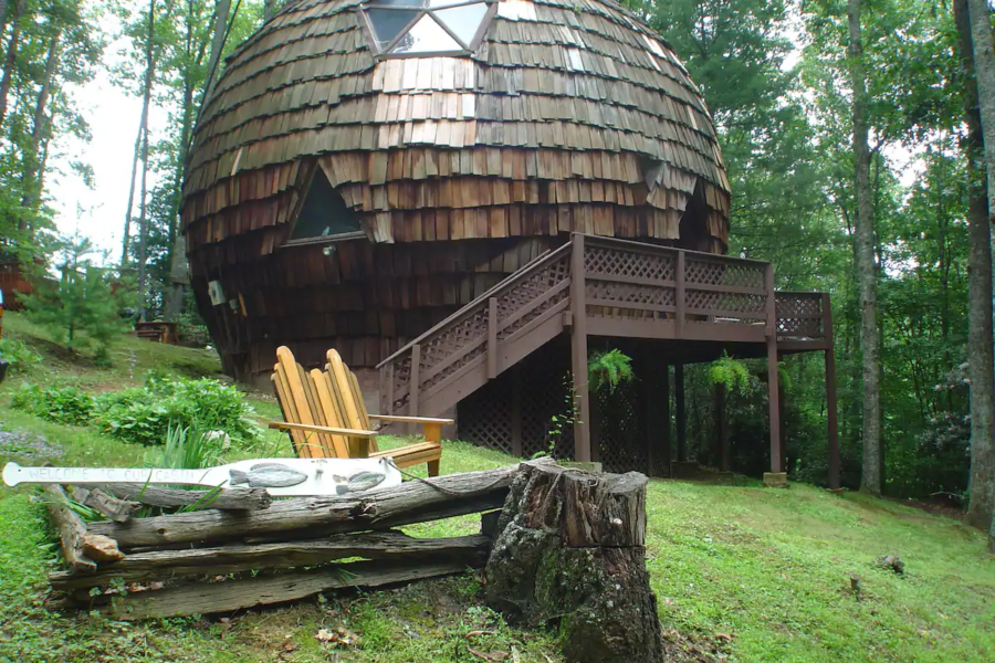 Private Geodesic Dome On 40 Acres With Hot Tub & Pond 66