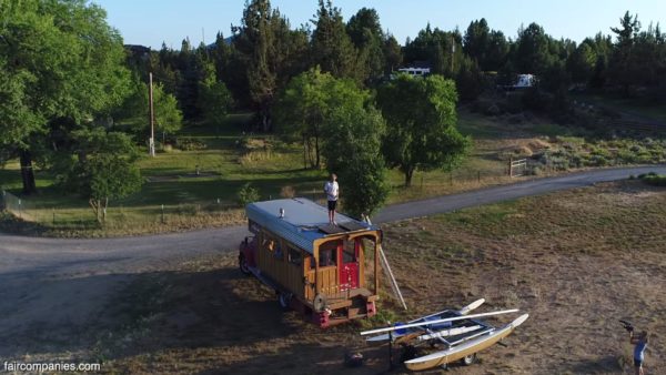 Pro Snowboarder Turns An Old GMC Fire Truck That His Brother Got On Ebay Into his Awesome Tiny Rolling Home 006