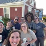 Accessible tiny house community for homeless in Arkansas.