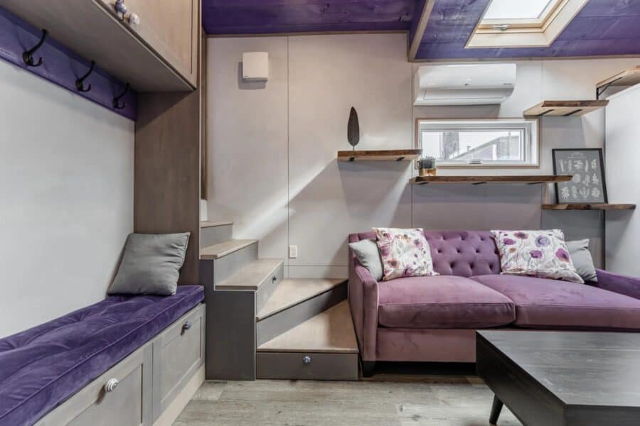Purple Heart Manor by Acorn Tiny Homes 26
