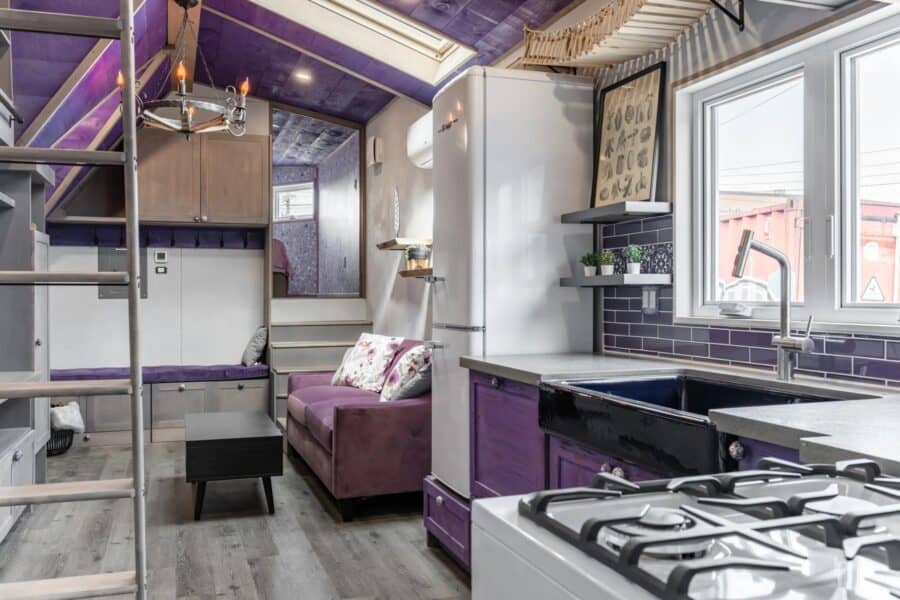 Purple Heart Manor by Acorn Tiny Homes 27