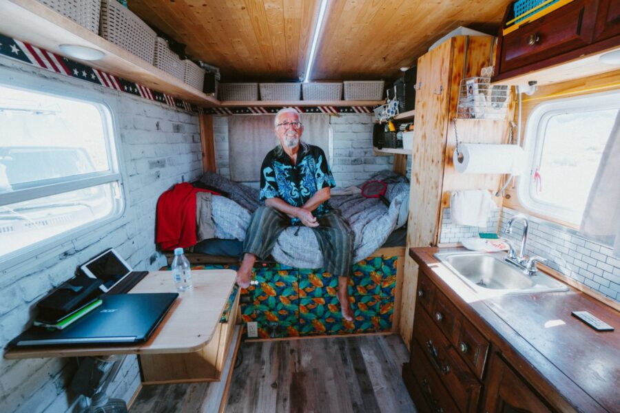 Quebec Man Retires in His Self-Built Campervan