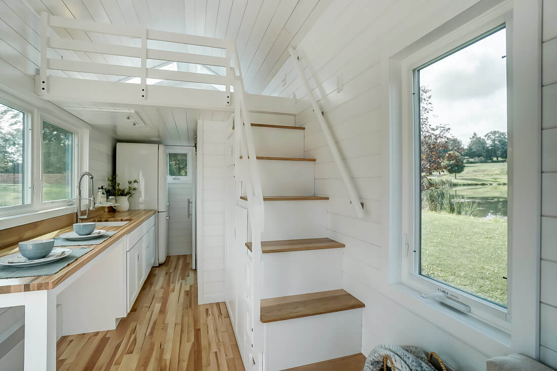 24ft Rainier Tiny House On Wheels by Modern Tiny Living