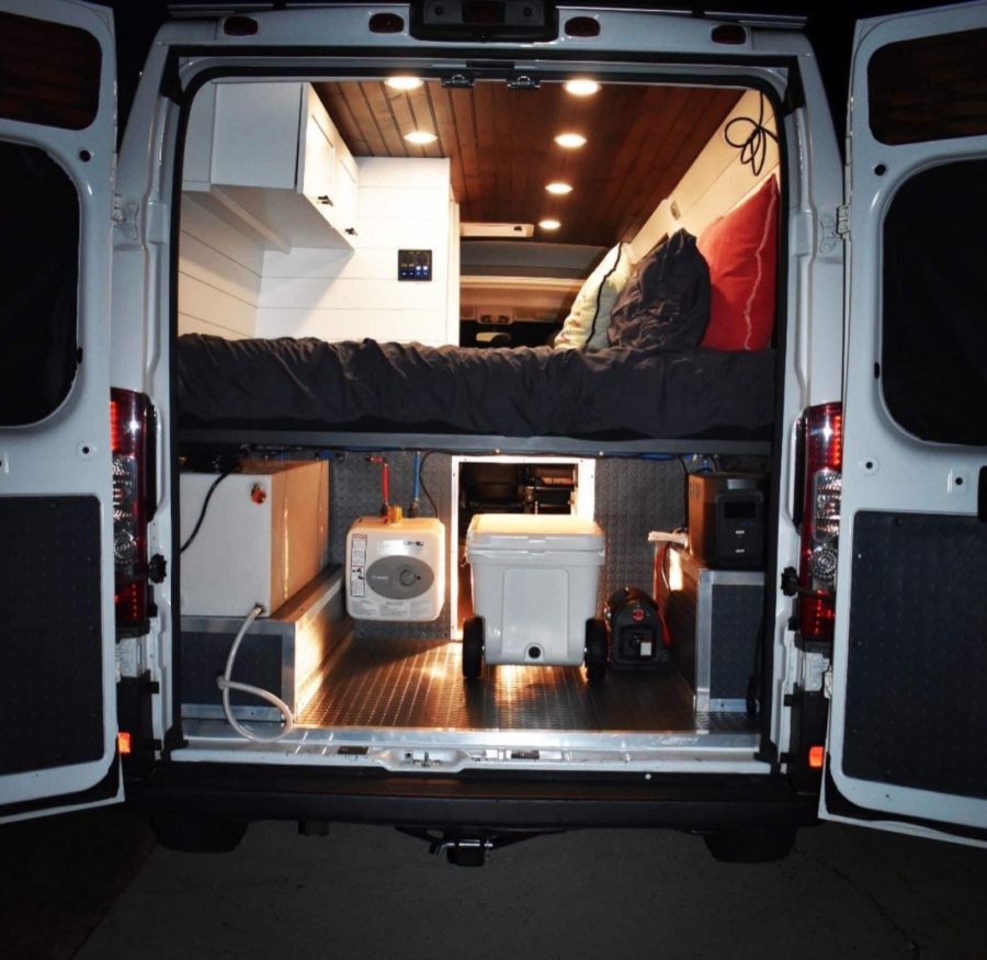 Ram ProMaster 2500 Van Build with Shower For Sale 69k via Van Life Trader 003
