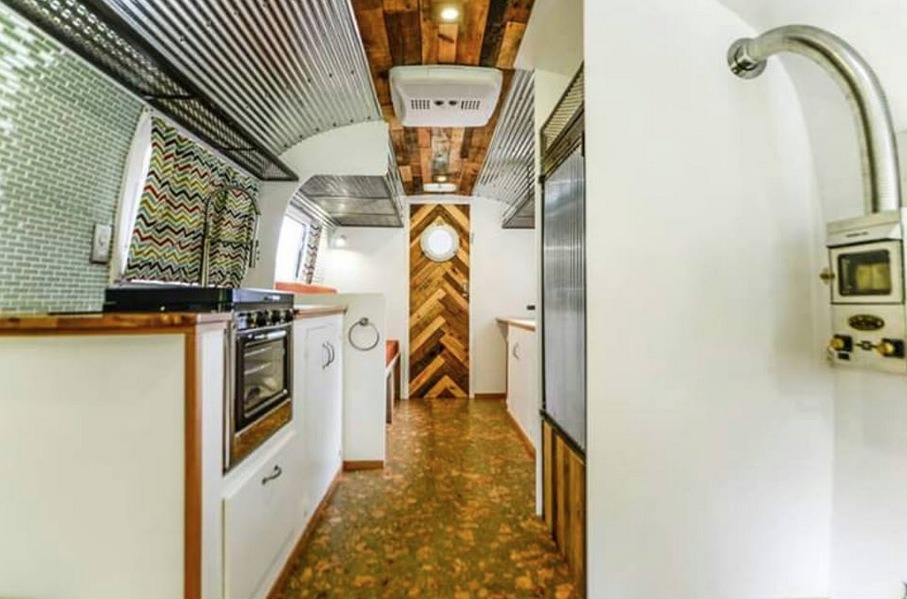 Renovated 27-foot Airstream Tiny House by Wind River Tiny Homes - interior