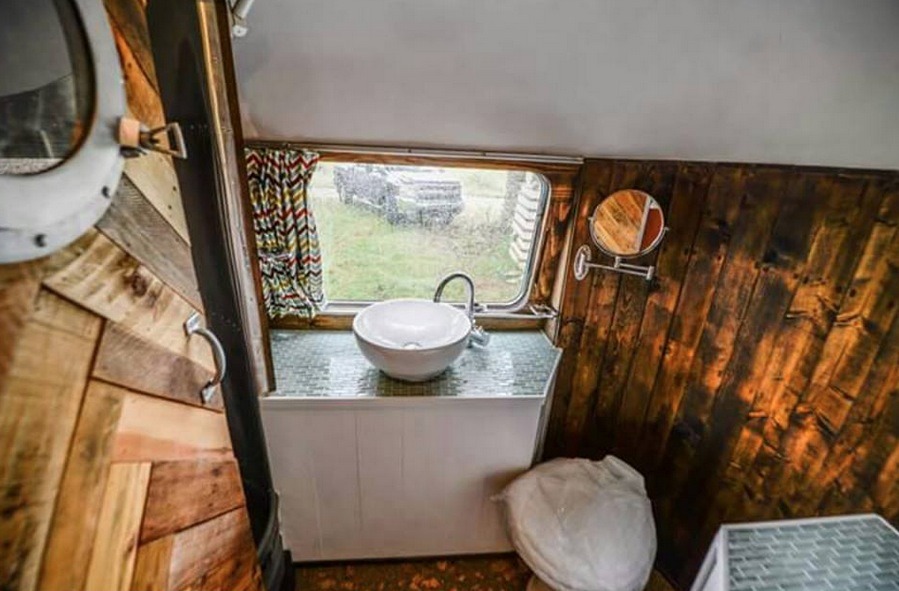 Renovated 27-foot Airstream Tiny House by Wind River Tiny Homes