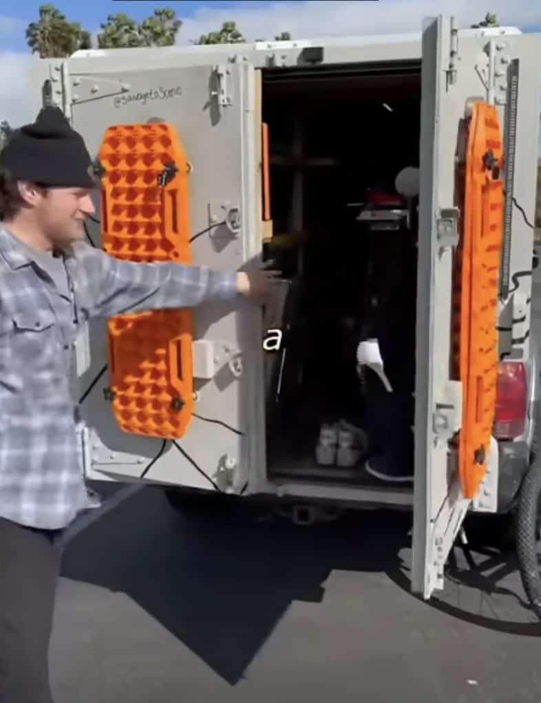 Rent Free in his Pickup Truck