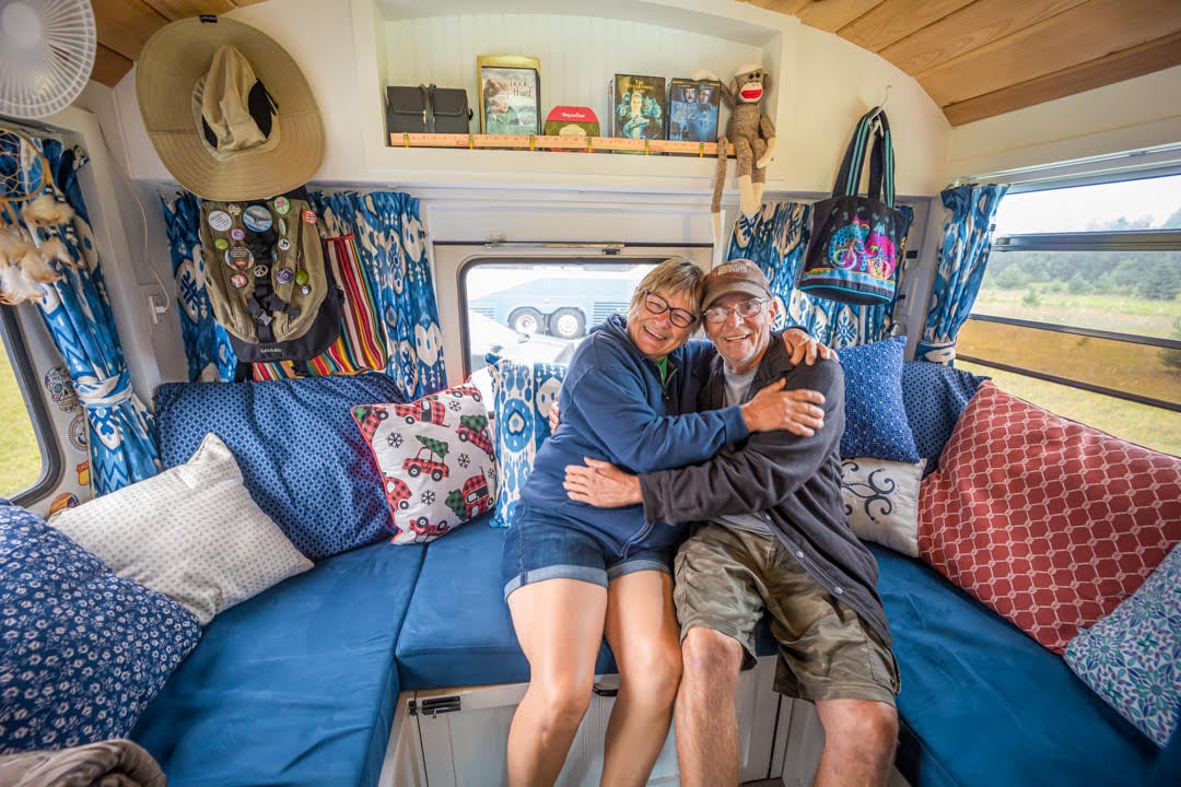 Retired High School Sweethearts Hit the Road in a Bus 2
