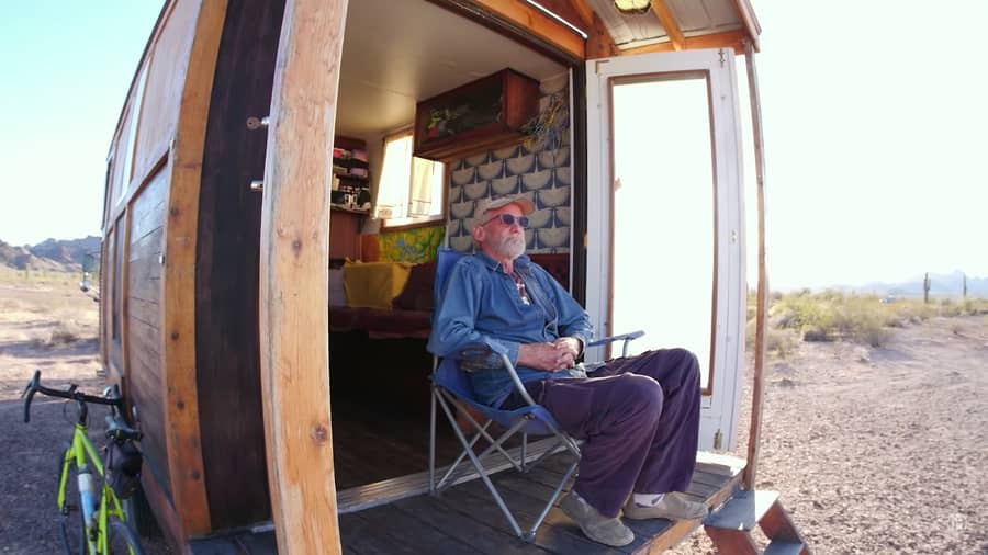 Retiree’s Amazing Camper Van Filled with Heirlooms 2