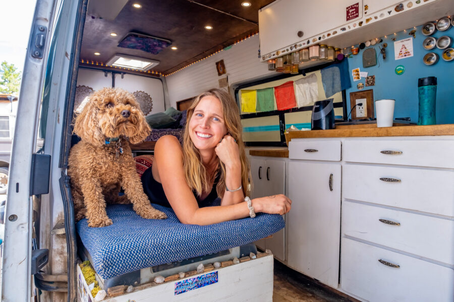 Rock Collector Has Spent 4 Years in Her Awesome Van 2