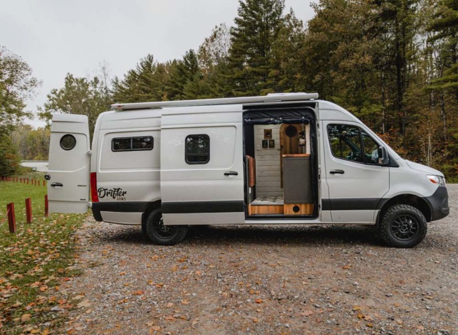 Roger and Melissas The Custom Rustic Van Conversion by Drifter Vans 001