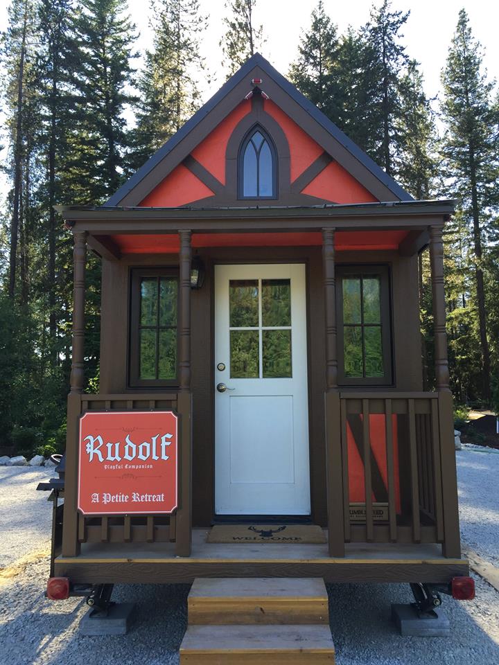 Rudolph at the Leavenworth Tiny House Village, WA. 2