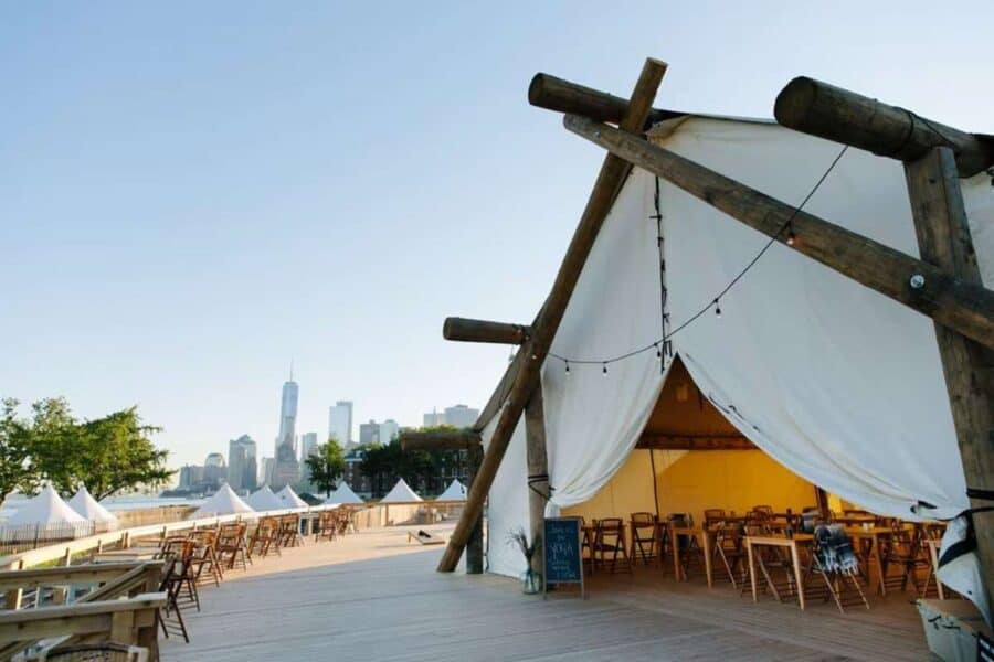 Rustic Glamping on Governors Island with NYC Views 006