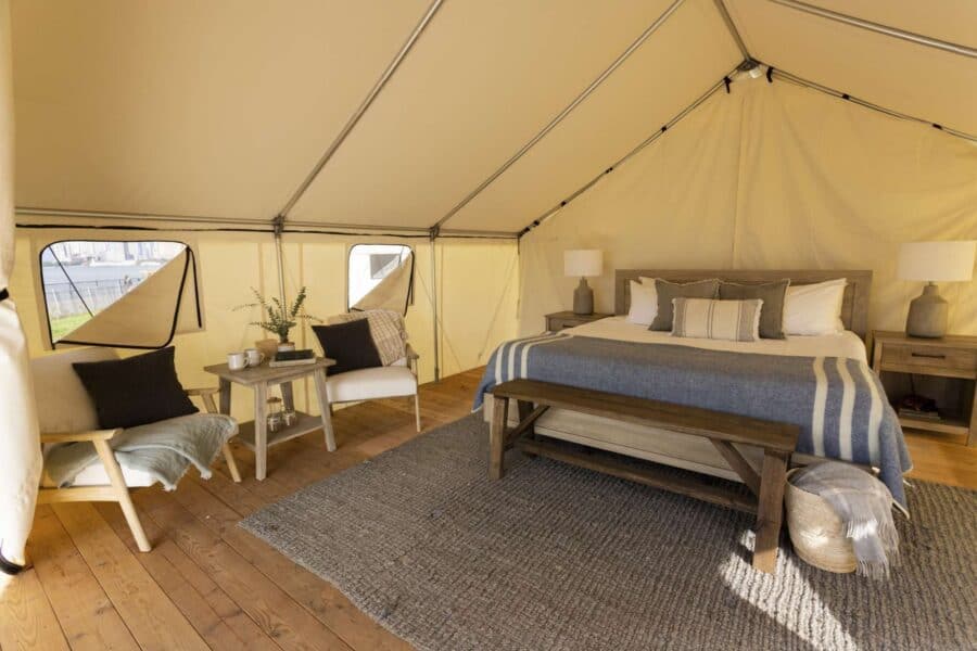 Rustic Glamping on Governors Island with NYC Views 009