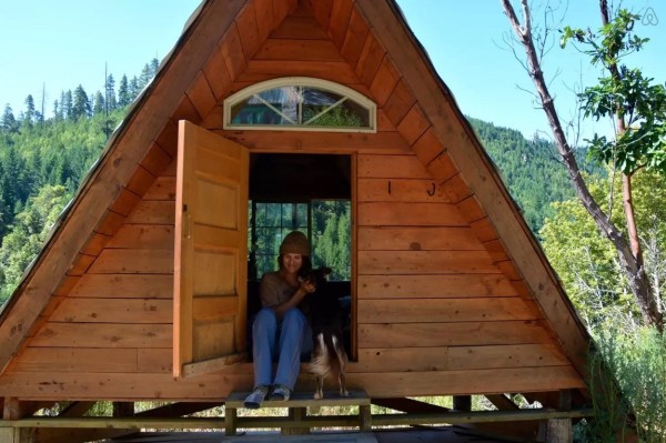 Rustic Off-Grid A-frame Vacation 008
