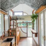 Rustic THOW w Tin Ceiling and Luxury Soaking Tub 9