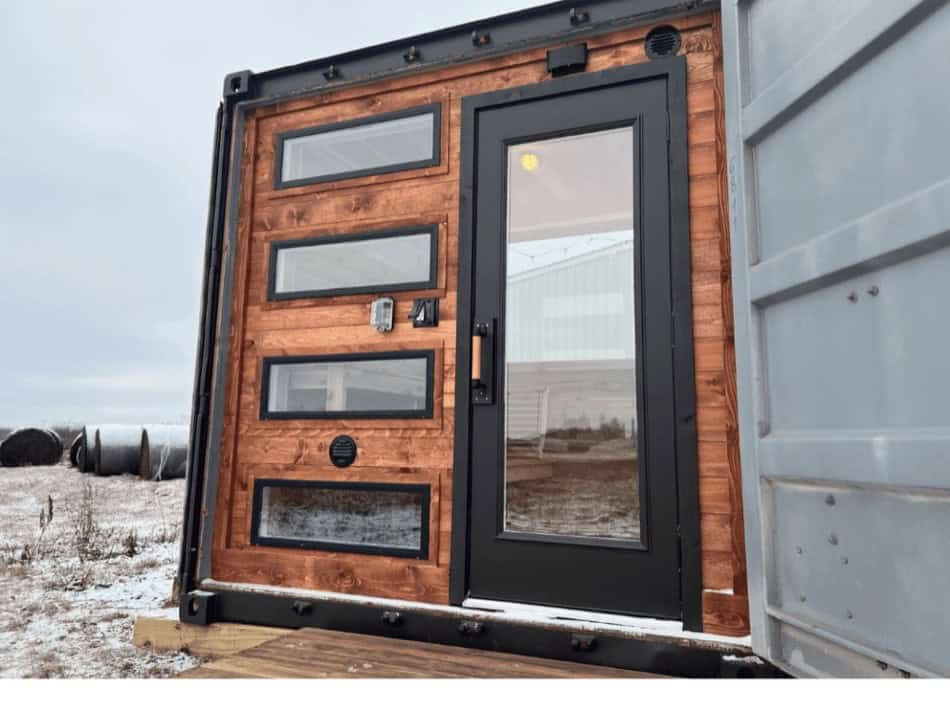 Tiny Sauna Container by Backcountry Containers