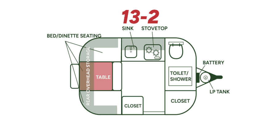 Scamp 13 Layout 2 floor plan
