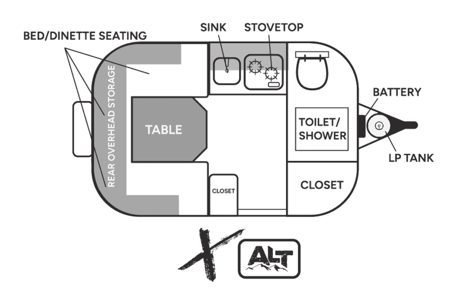 Scamp X ALT floor plan