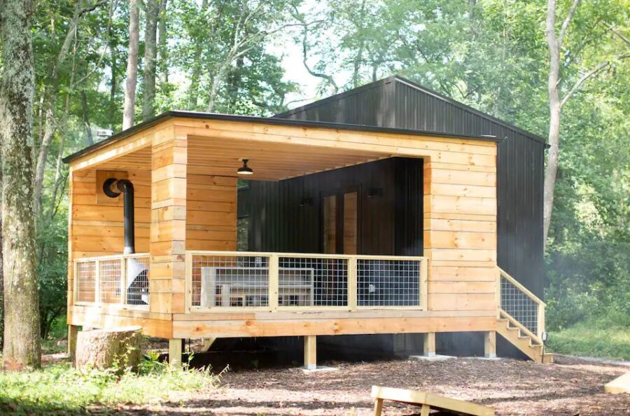 Scandi Container Cabin in NC 2