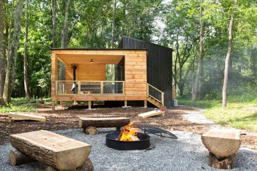 Scandi Container Cabin in NC 3