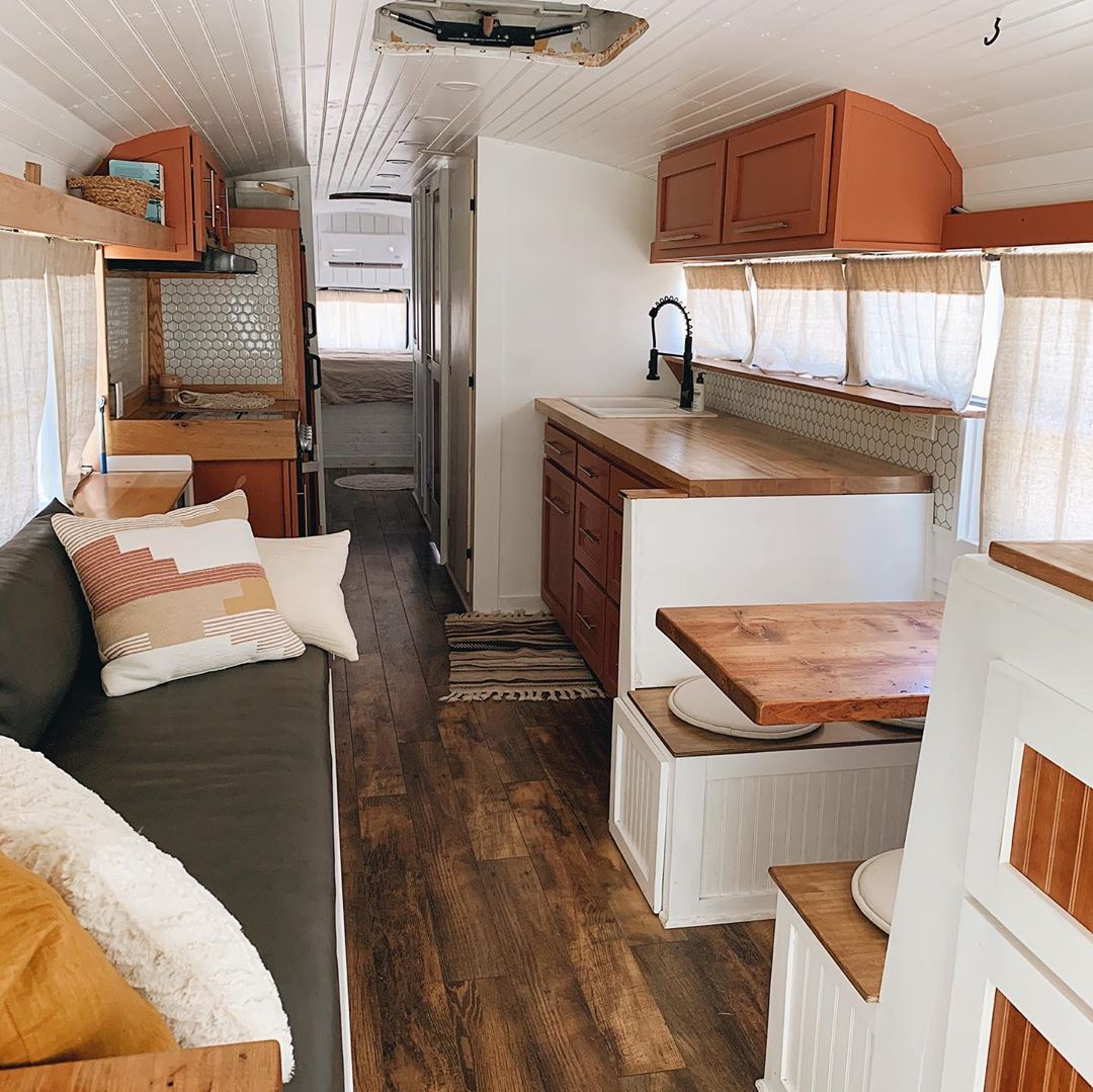 Scout & About: Family of 4's Debt-Free Off-Grid Skoolie Rig!