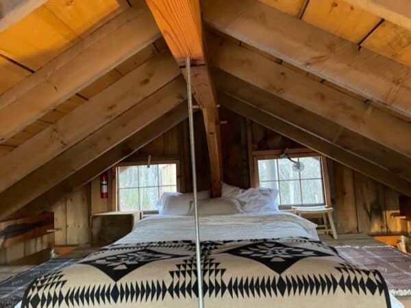 Semi-Off-Grid Cabin in Massachusetts with Board & Batten Siding