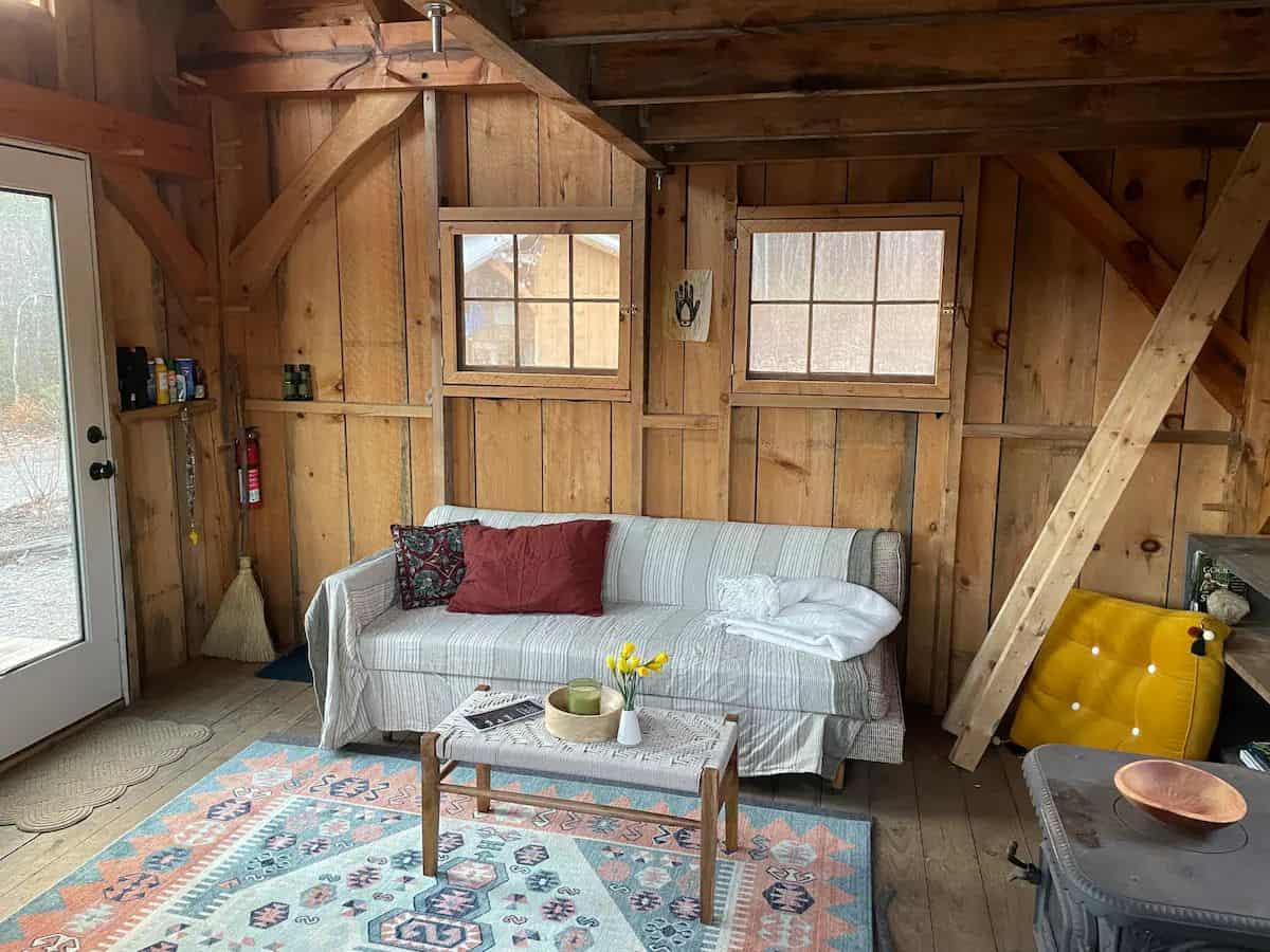 Picture of Semi-Off-Grid Cabin in Massachusetts with Board & Batten Siding