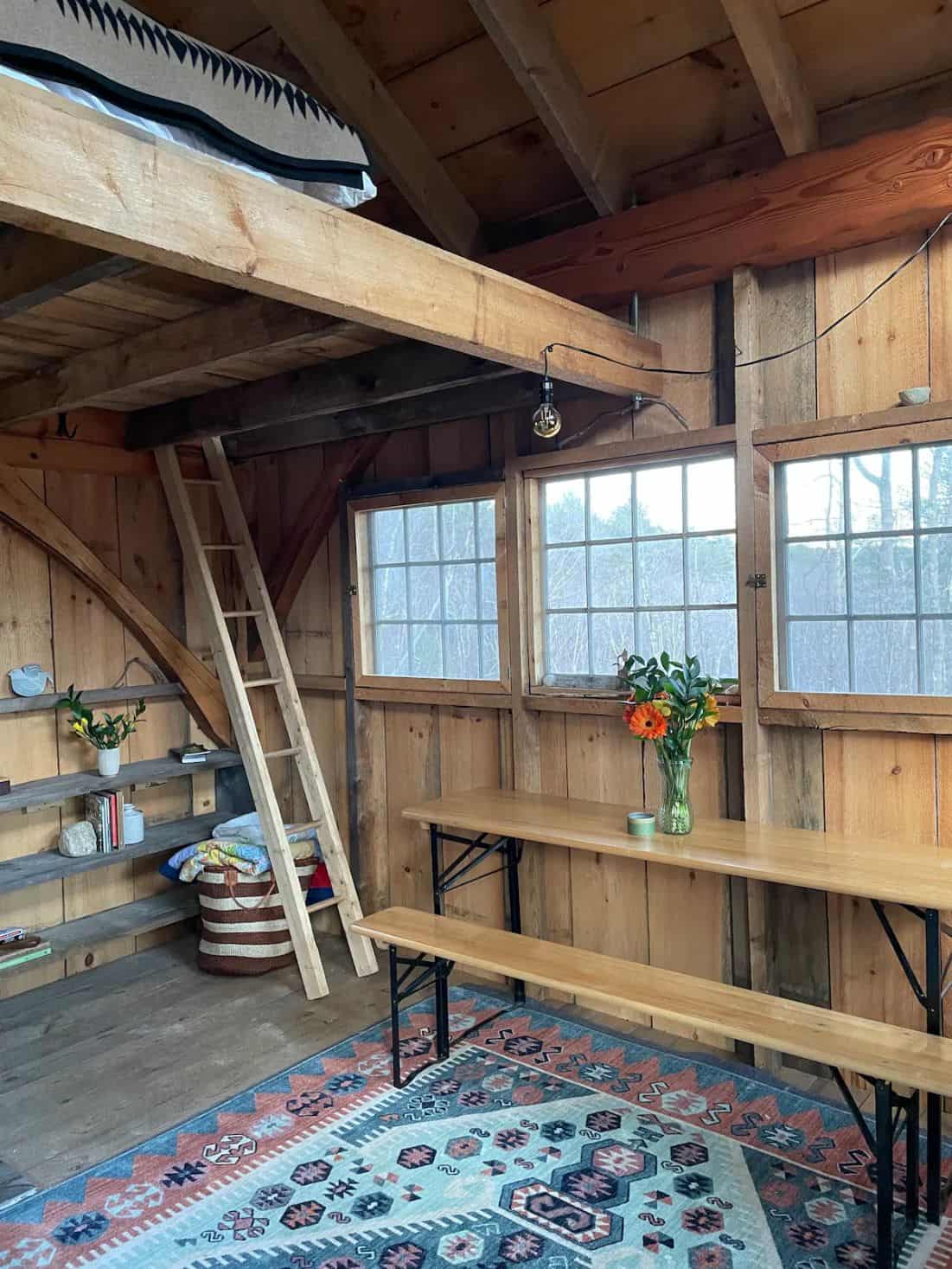 Picture of Semi-Off-Grid Cabin in Massachusetts with Board & Batten Siding