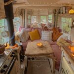 Shabby Chic Shuttle Bus Feels Like a Cozy Cottage on Wheels! 7