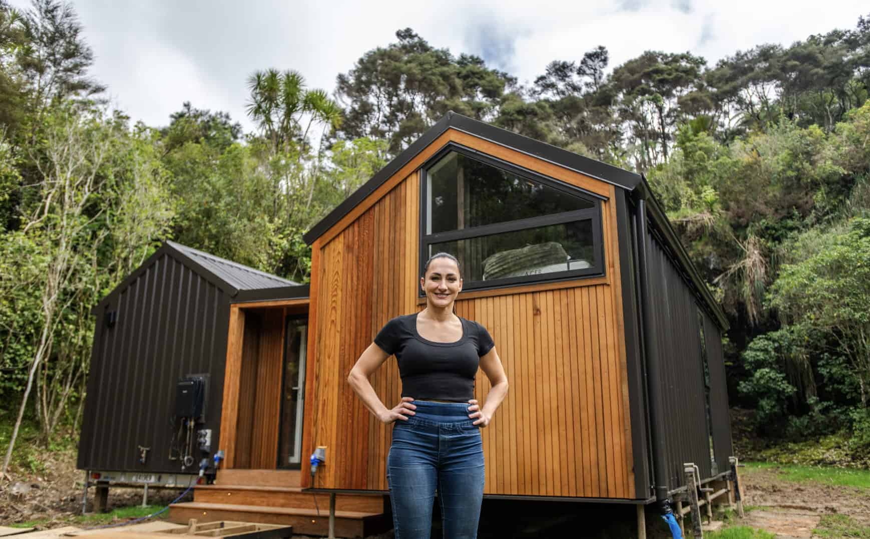 Tiny Homes Connected by Porch