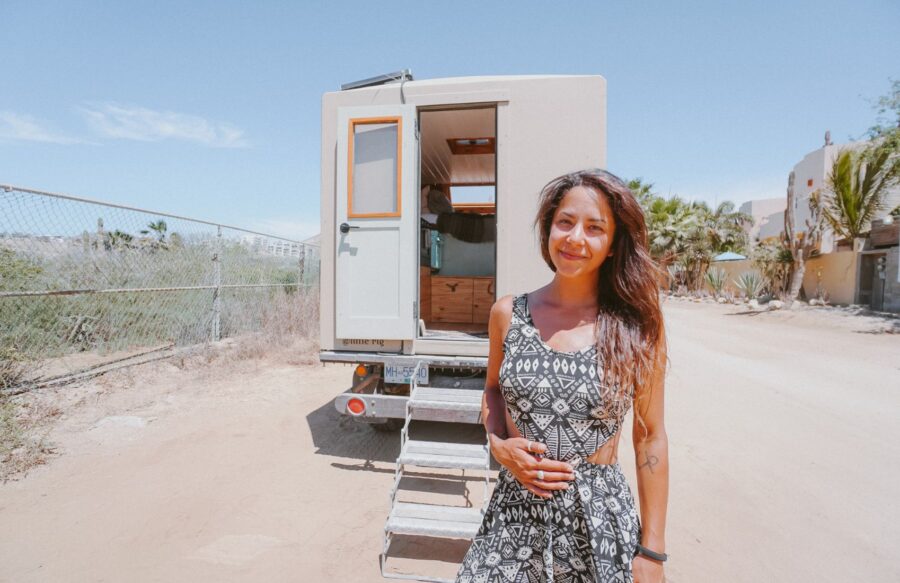 She Built This Awesome Truck Camper on her Toyota Pickup 3