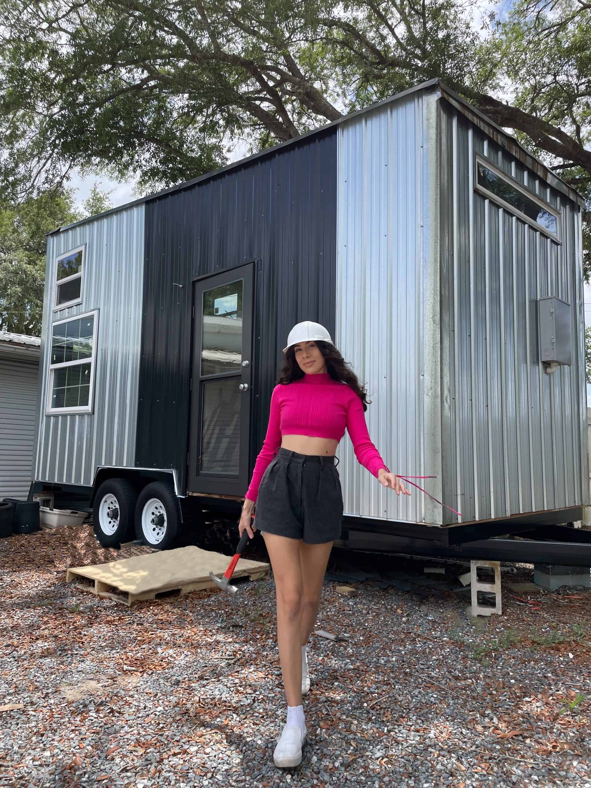 Tiny House Built by Young Woman
