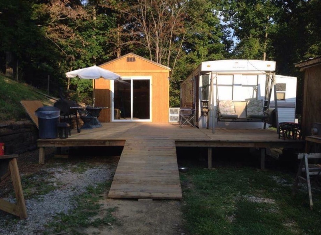 384 Sq. Ft. Shed Converted into Tiny Home for $11k