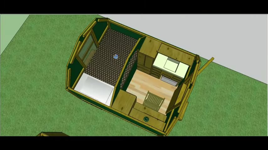 Shepherd Hut Tiny House on Wheels Plans via Lamar Alexander 006