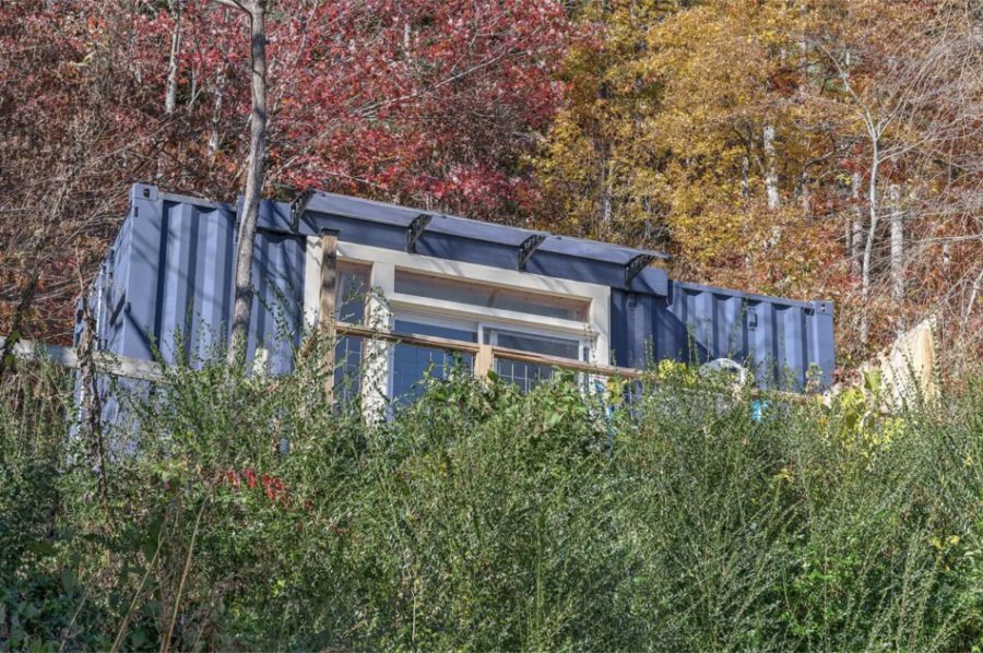 Shipping Container Tiny Home in Asheville North Carolina via Celeste and Chris Airbnb 001