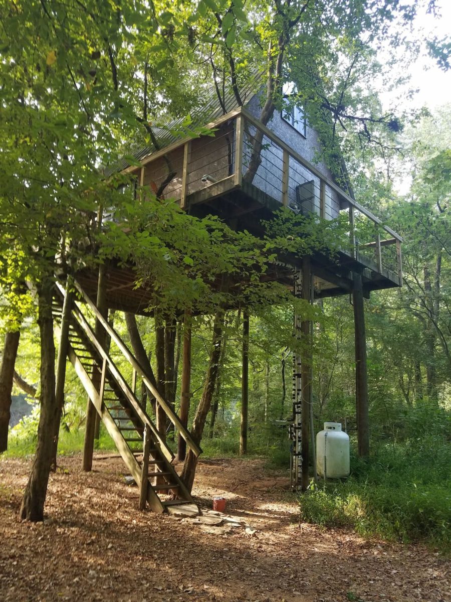 Shoal Creek Cabin on Stilts in TN 16