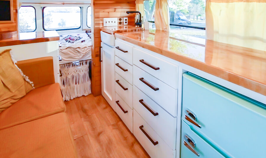 Short Bus is Her 6th DIY Tiny Home! 2