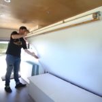 Short School Bus Conversion with a Murphy Bed 001