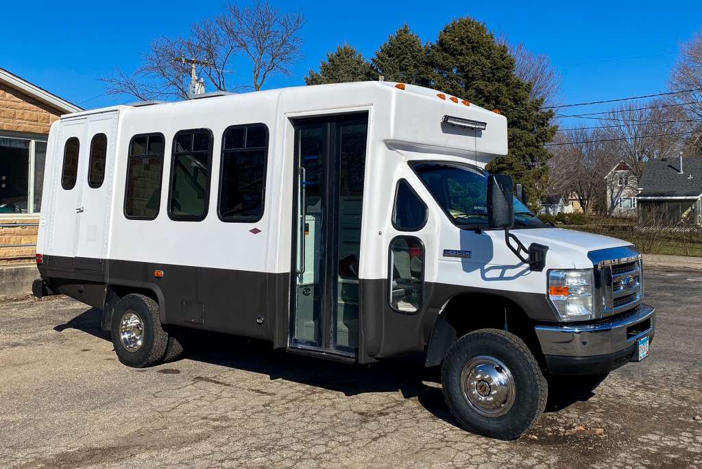 Shuttle Bus To Overland Camper Conversion
