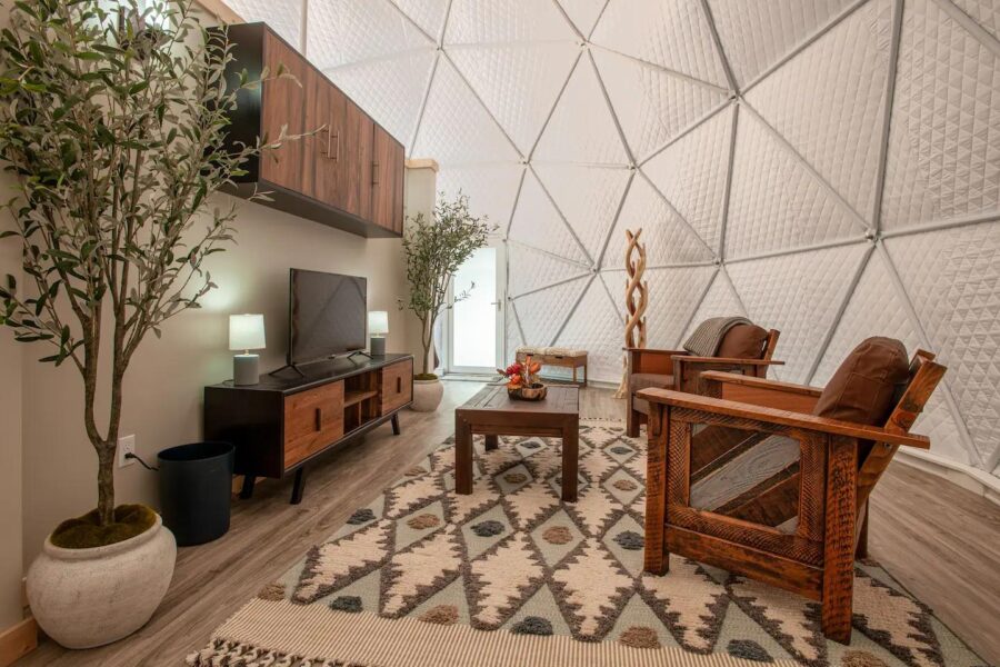 Silver Birch Resort Geodesic Dome Home. 4