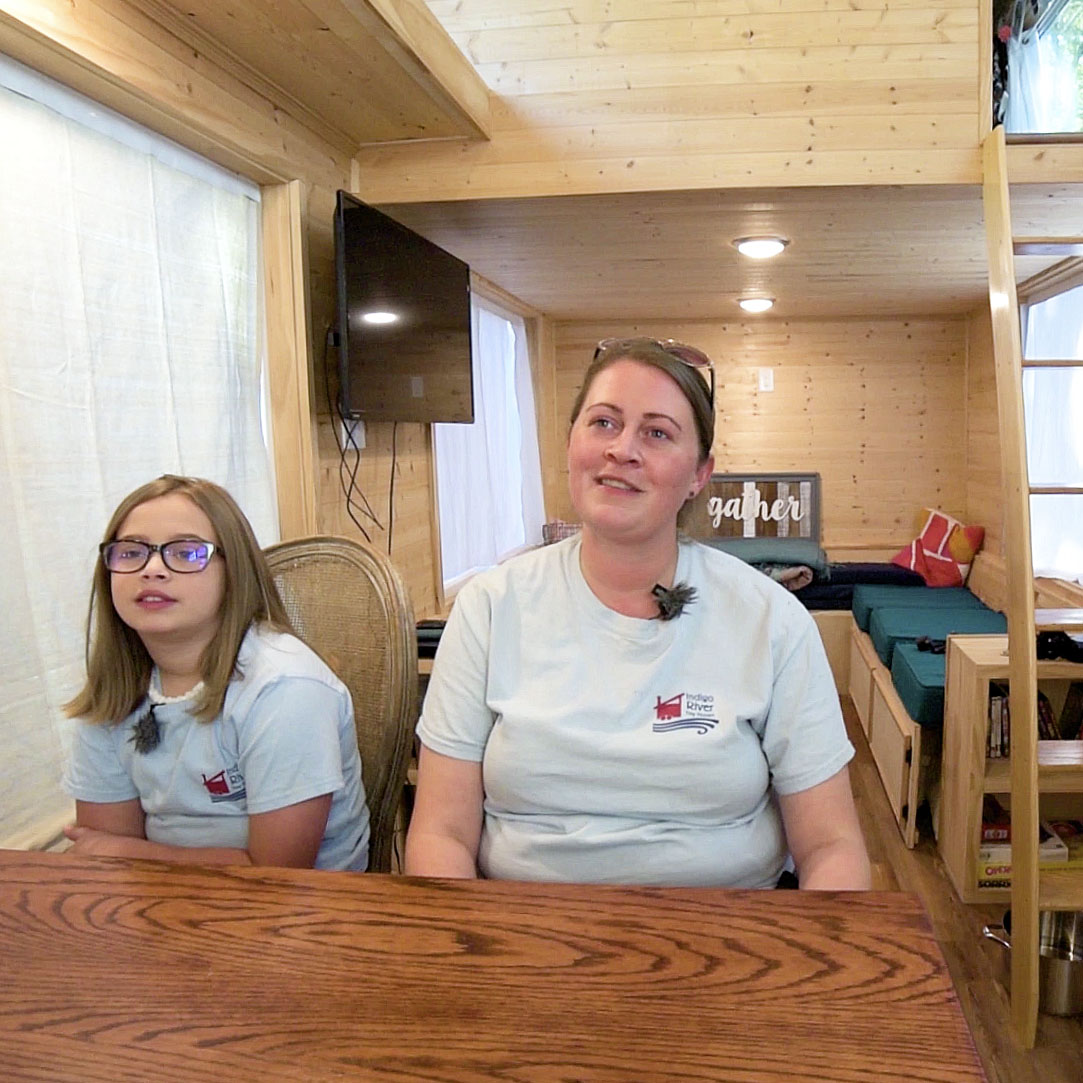 Single Mom and Daughter Tiny House via Tiny Home Tours YouTube 001