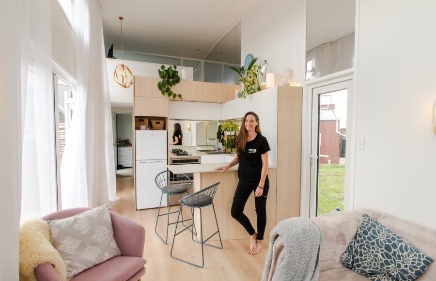 Single Mom’s Incredible THOW w: Office Mezzanine 3