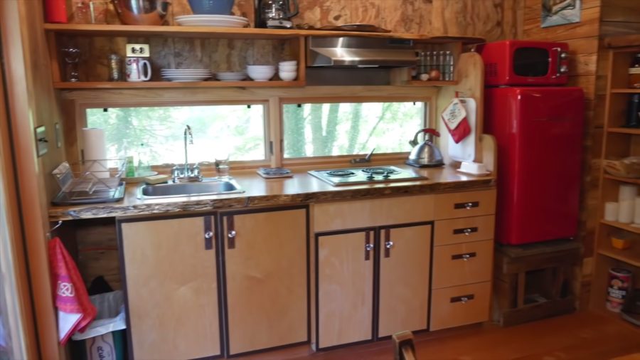 Sir Cedric The Magical Tree House in Ferndale via Tiny House Giant Journey YouTube 005