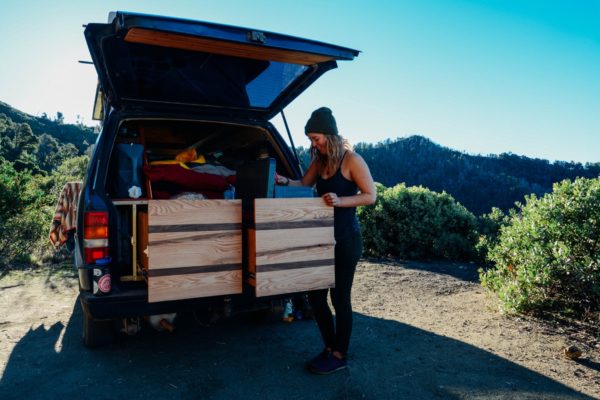 Solo Female Living out of an 87 Toyota Van 005