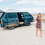 Solo Female Living out of an 87 Toyota Van 008