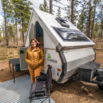 Solo Travel in Her A-Frame Camper 3