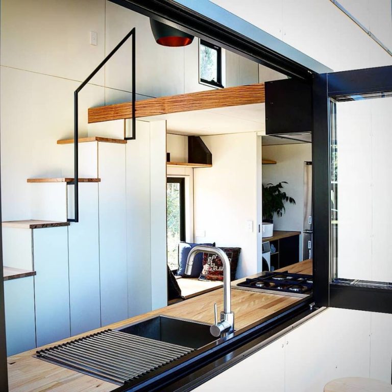 Illustration of Modern Tiny Home Rentals Australia