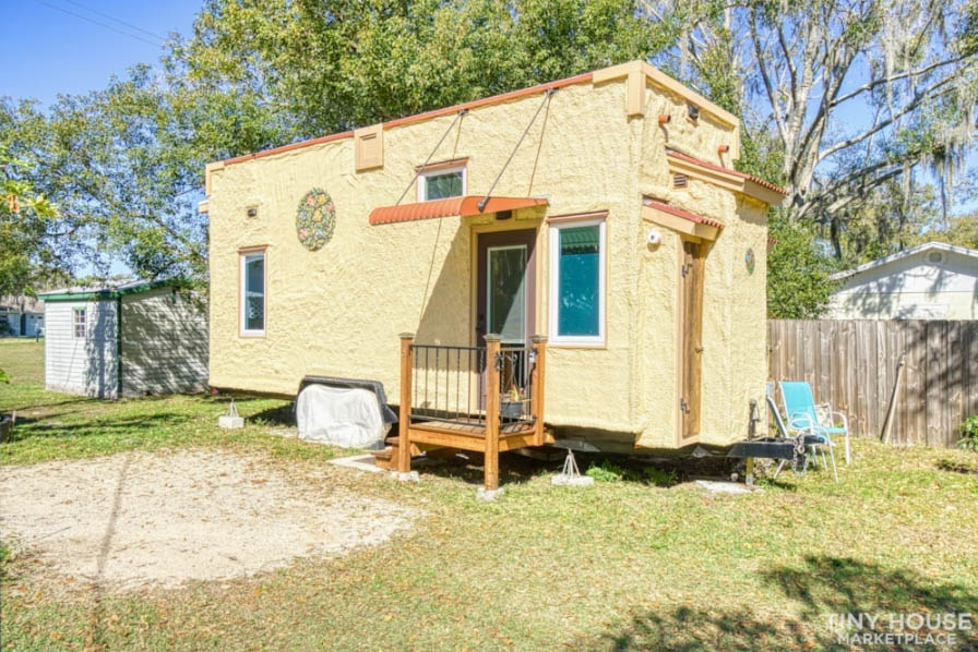 Spanish Style Tiny House on Wheels For 73k in Florida 001