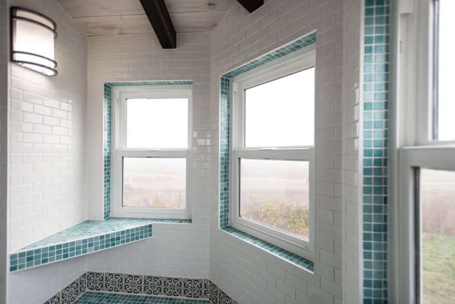 Spanish-style Monterey Villa Tiny House by Tiny Smart House with Amazing Bathroom via Tiny Smart House 0018
